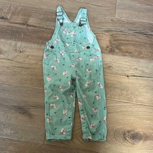 Oshkosh mint green overalls - size 18 months